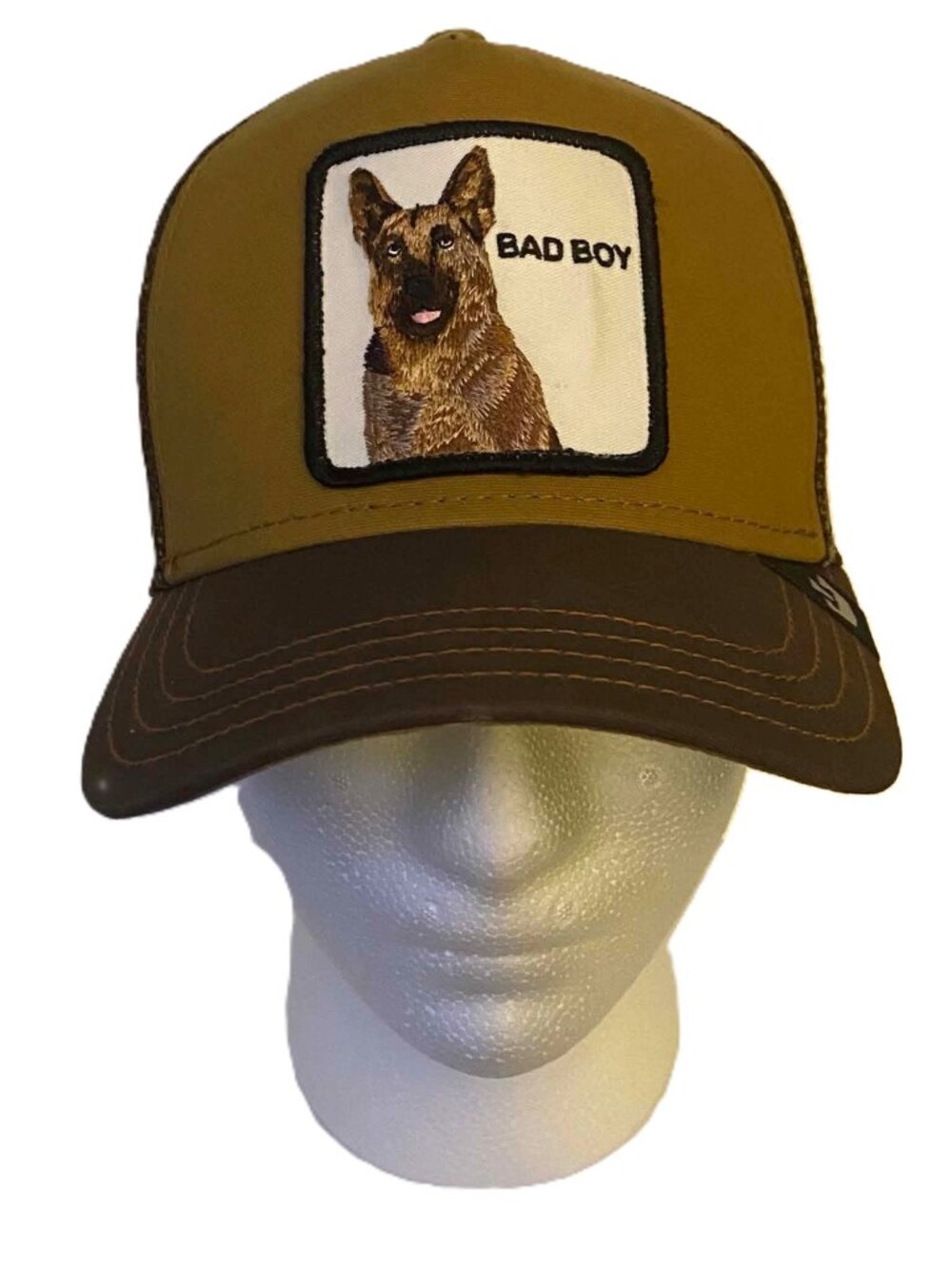 Goorin Bros The Farm Bad Boy Belgian Malinois Dog Patch Trucker Cap Snapback OS